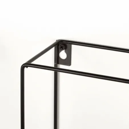 Shelves Max Home Iron MDF Wood 30 x 30 x 10 cm (4 Units)
