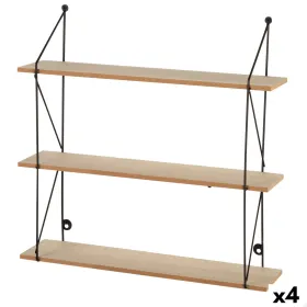 Plaukti Max Home Dzelzs Koks MDF 50 X 49 X 12 CM (4 gb.)