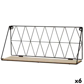 Hyllyt Max Home Rauta Puu MDF 48 X 20 X 13 CM (6 osaa)