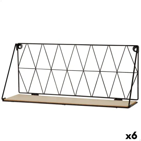 Shelve Max Home Iron MDF Wood 48 X 20 X 13 CM (6 Units)