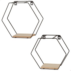 Shelves Max Home Iron MDF Wood 30 X 27 X 10 CM (6 Units)