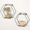 Hyllyt Max Home Rauta Puu MDF 30 X 27 X 10 CM (6 osaa)