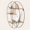 Shelves Max Home Iron MDF Wood 50 x 50 x 10 cm (4 Units)