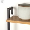 Shelves Max Home Iron MDF Wood 40 X 55 X 12 cm (4 Units)