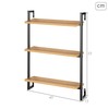 Shelves Max Home Iron MDF Wood 40 X 55 X 12 cm (4 Units)