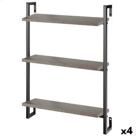 Shelves Max Home Iron MDF Wood 40 X 55 X 12 cm (4 Units)