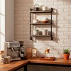 Shelves Max Home Iron MDF Wood 40 X 55 X 12 cm (4 Units)