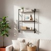 Shelves Max Home Iron MDF Wood 40 X 55 X 12 cm (4 Units)