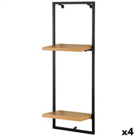 Shelves Max Home Iron MDF Wood 25 X 75 X 20 CM (4 Units)