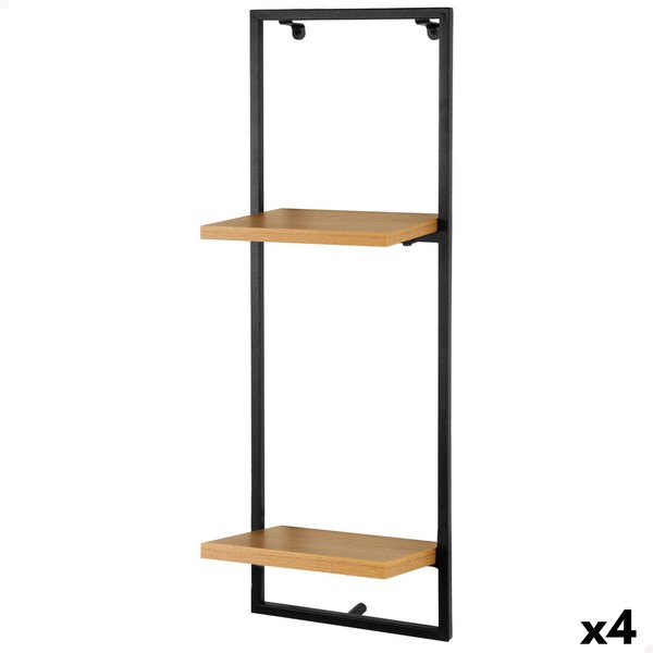Hyllyt Max Home Rauta Puu MDF 25 X 75 X 20 CM (4 osaa)