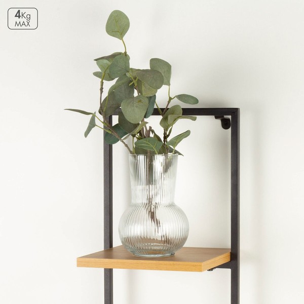 Shelves Max Home Iron MDF Wood 25 X 75 X 20 CM (4 Units)