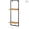Shelves Max Home Iron MDF Wood 25 X 75 X 20 CM (4 Units)
