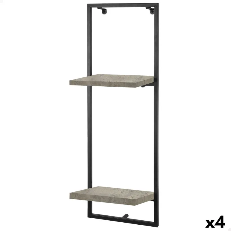 Hyllyt Max Home Rauta Puu MDF 25 X 75 X 20 CM (4 osaa)