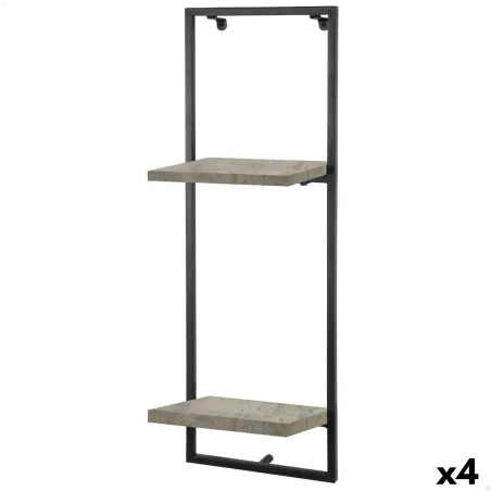Hyllyt Max Home Rauta Puu MDF 25 X 75 X 20 CM (4 osaa)