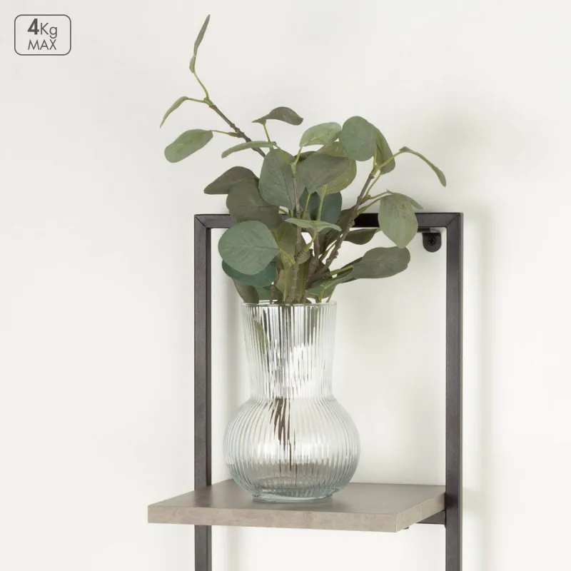 Shelves Max Home Iron MDF Wood 25 X 75 X 20 CM (4 Units)