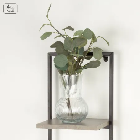 Shelves Max Home Iron MDF Wood 25 X 75 X 20 CM (4 Units)