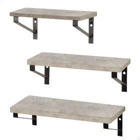 Shelves Max Home Iron MDF Wood 42 X 12 X 16 CM (4 Units)
