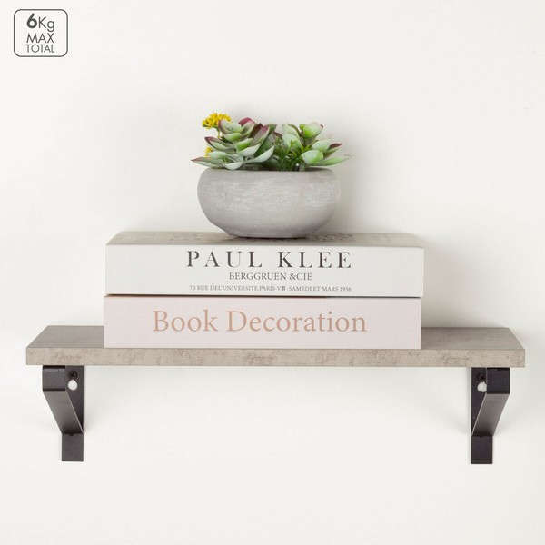Shelves Max Home Iron MDF Wood 42 X 12 X 16 CM (4 Units)