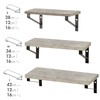 Shelves Max Home Iron MDF Wood 42 X 12 X 16 CM (4 Units)