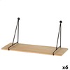 Shelve Max Home Iron MDF Wood 40 X 20 X 14,5 CM (6 Units)