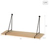 Shelve Max Home Iron MDF Wood 40 X 20 X 14,5 CM (6 Units)