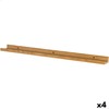 Shelve Max Home MDF Wood 120 X 4 X 10 CM (4 Units)