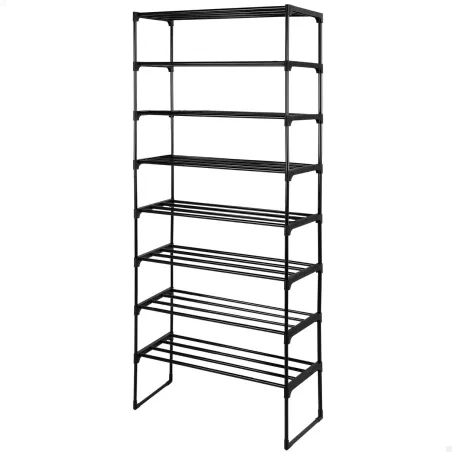 Hyllyt Max Home Musta Metalli Muovinen 67 X 160 X 30 CM (2 osaa)