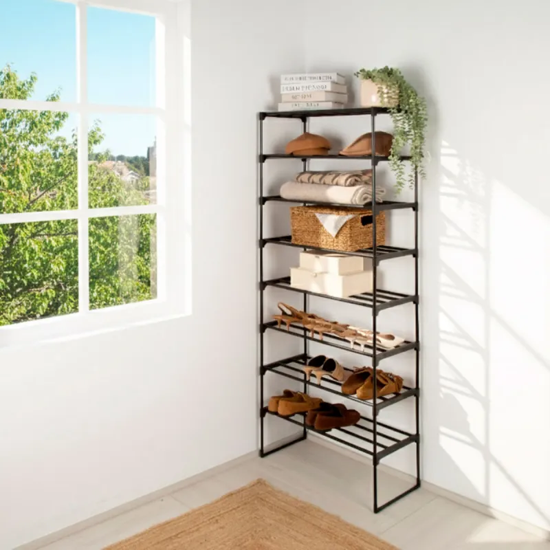 Lentyna Max Home Juoda Metalinis Plastmasinis 67 X 160 X 30 CM (2 vnt.)