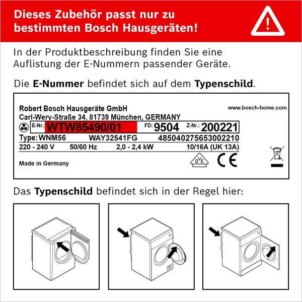 Сумка для грязного белья BOSCH WTZ11400 Белый