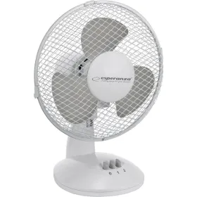 Pöytätuuletin Esperanza EHF004WE Valkoinen Harmaa 30 W