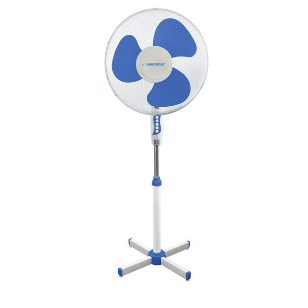 Вентилятор на ножке Esperanza EHF001WB Синий Белый 50 W