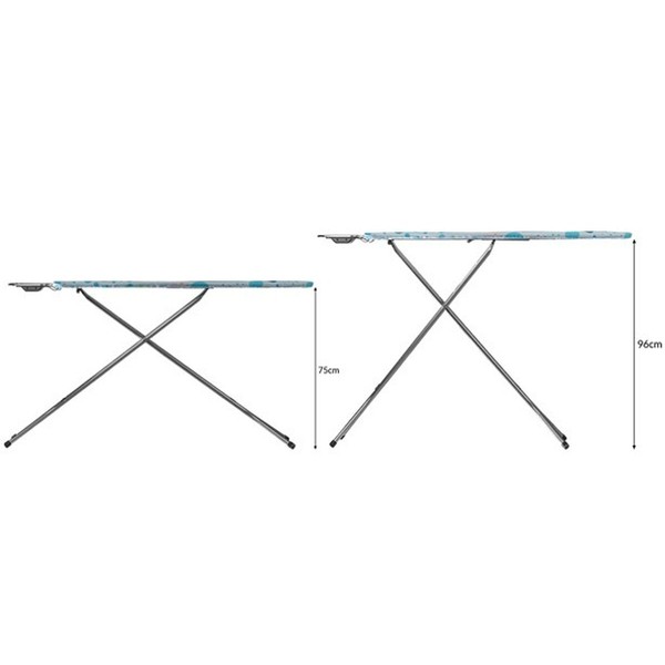 Lyginimo lenta Vileda Star Raštuotas Porolonas Medvilnė Metalinis Nerūdijantis plienas 120 x 38 cm