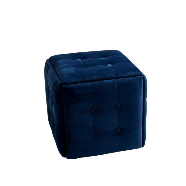 Taburečių rinkinys GO GIFT Transformer Kaštoninė Aksomas Plienas 50 x 50 x 50 cm Fotelis 5 viename 5 vnt.