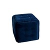 Set of stools GO GIFT Transformer Maroon Velvet Steel 50 x 50 x 50 cm Pouffe 5-in-1 5 Units