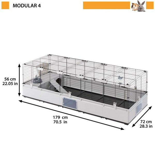 клетка Ferplast Металл Переработанный пластик 179 x 56 x 72 cm