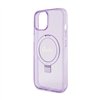 Guess Ring Stand Script Glitter MagSafe - iPhone 15 Plus Case (Purple)