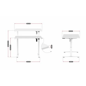 Письменный стол Huzaro HZ-Hero 7.9 White Белый
