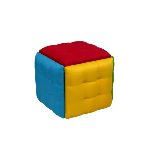Taburečių rinkinys GO GIFT Transformer Spalvotas Oda Plienas 50 x 50 x 50 cm Fotelis 5 viename 5 vnt.