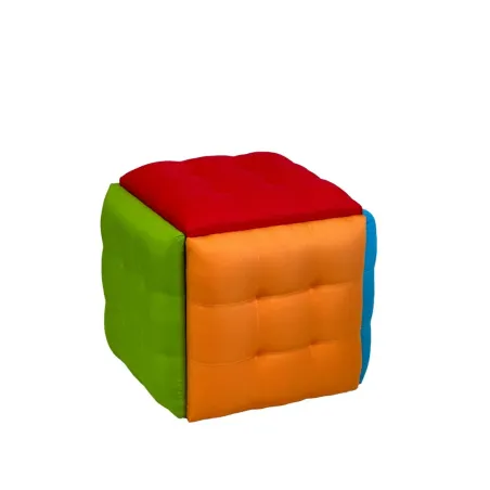 Taburečių rinkinys GO GIFT Transformer Spalvotas Oda Plienas 50 x 50 x 50 cm Fotelis 5 viename 5 vnt.