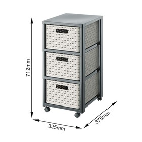 Shelves Rotho Country Anthracite polypropylene Plastic