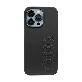 Audi Synthetic Leather - Case for iPhone 13 Pro (Black)