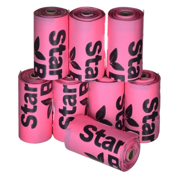 Jätepussi Starch Bag 961810 Pinkki (120 Kappaletta)