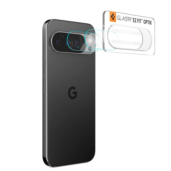 Spigen Optik GLAS.TR Camera Protector 2-Pack - Lens Protector for Google Pixel 10 Pro (Crystal Clear)