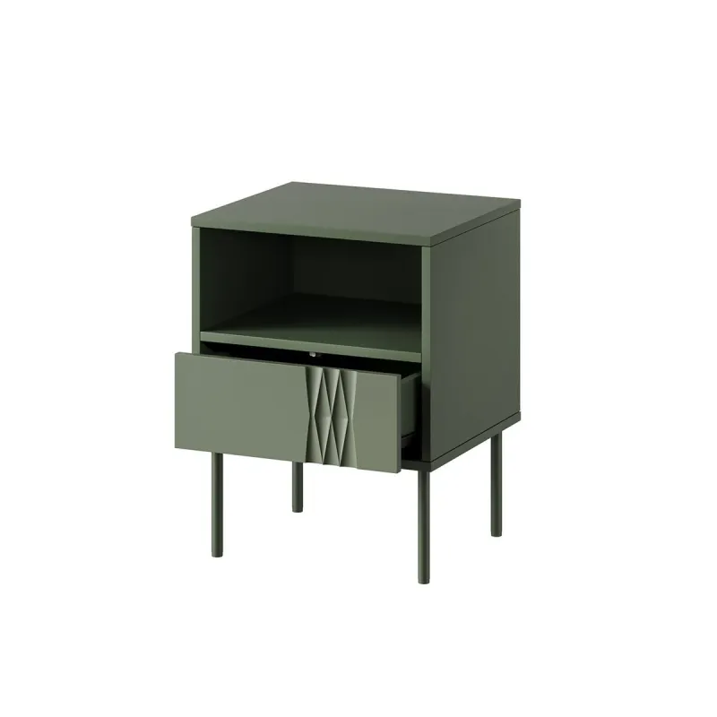 Nightstand Cama Meble TRESSE 400091 Green