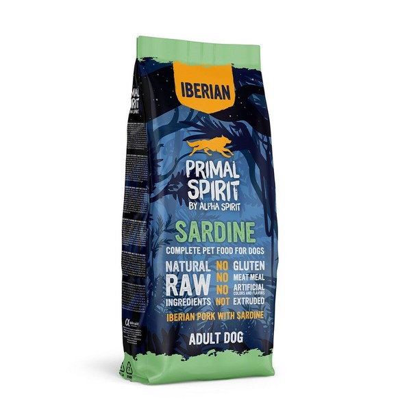 Lopbarība Primal Spirit Iberian Sardine Zivs 12 kg Pieaugušais 12,7 KG