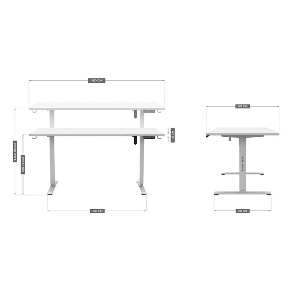 Desk Mark Adler MA-Leader 7.6 White White