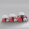 Koiran ruoka-annostelija Minnie Mouse Punainen Melamiini 180 ml Musta Metalli