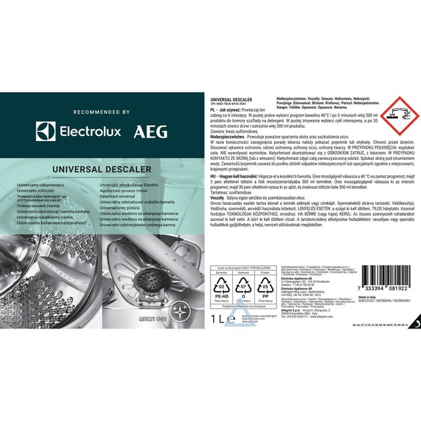 puhdistusaine Electrolux M3KCD202