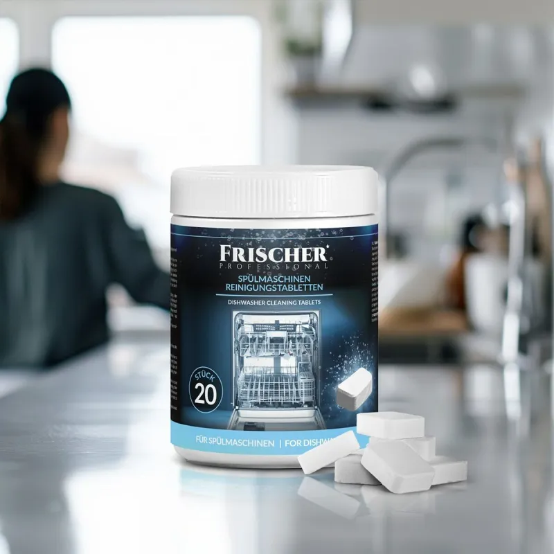 Trauku mazgājamās mašīnās tabletes Frischer FR00206_20_16g