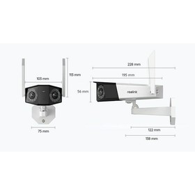 Stebėjimo kamera Reolink Duo Series W730